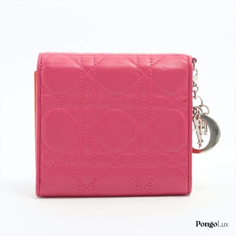 Christian Dior Leather Compact Wallet - Image 3