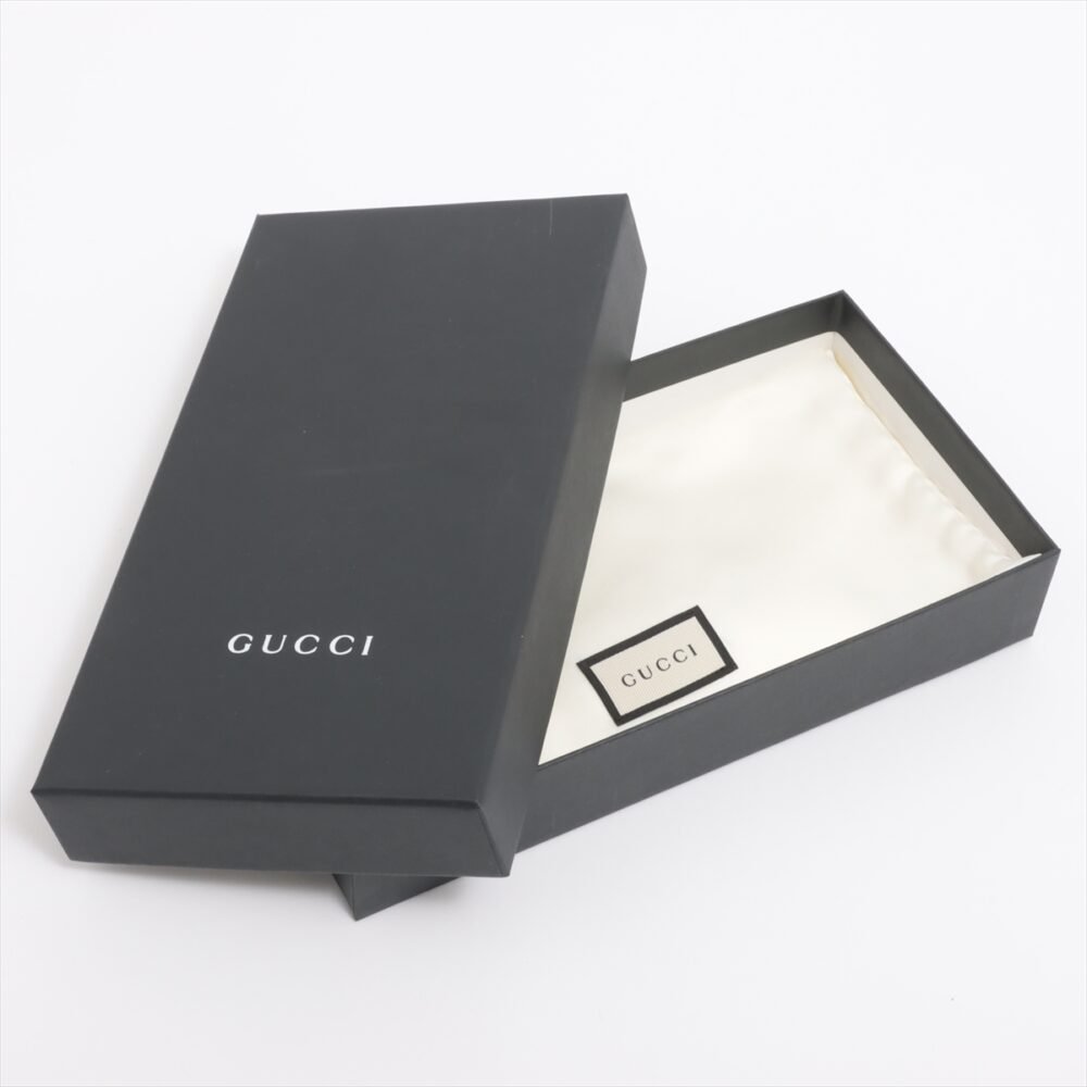 Gucci Micro Guccissima Leather Round-Zip-Wallet Black - Image 2