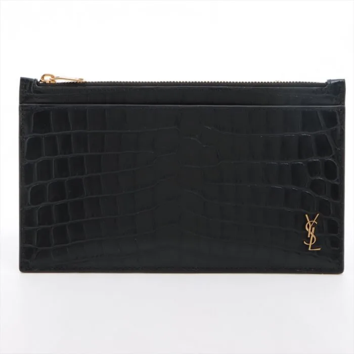 Saint Laurent Monogram Embossed Bill Pouch