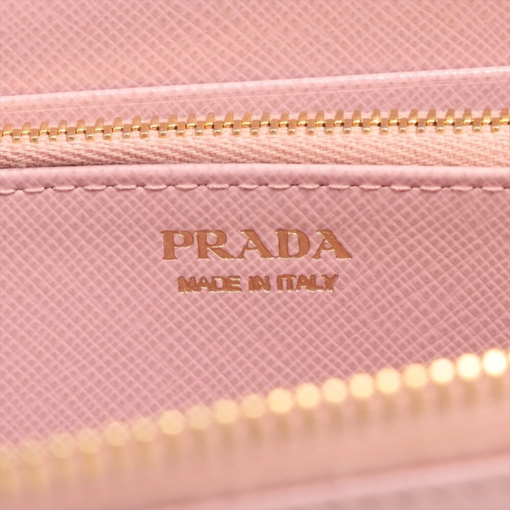 Prada Saffiano Metal Leather Round-Zip-Wallet - Image 8