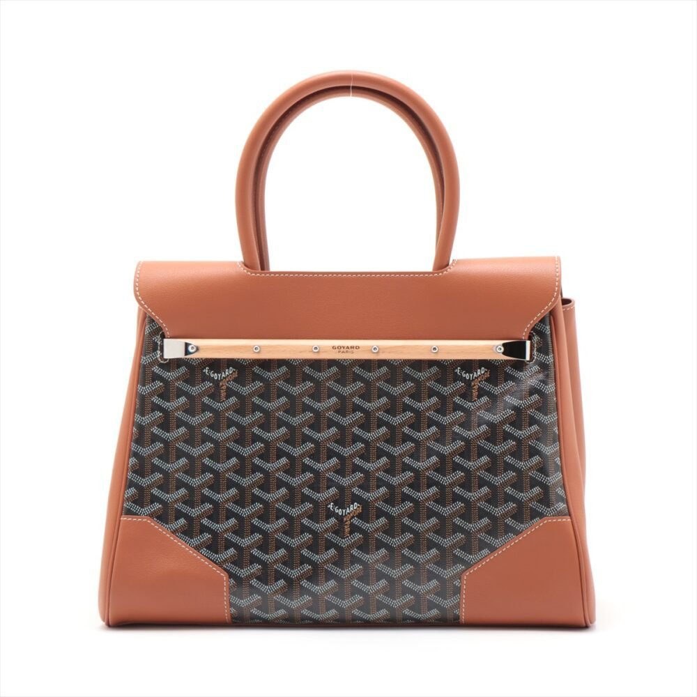 Goyard Saigon tote bag PVC & leather Hand bag - Image 2