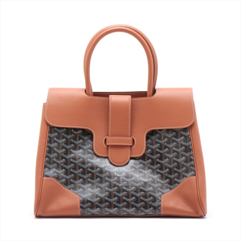 Goyard Saigon tote bag PVC & leather Hand bag