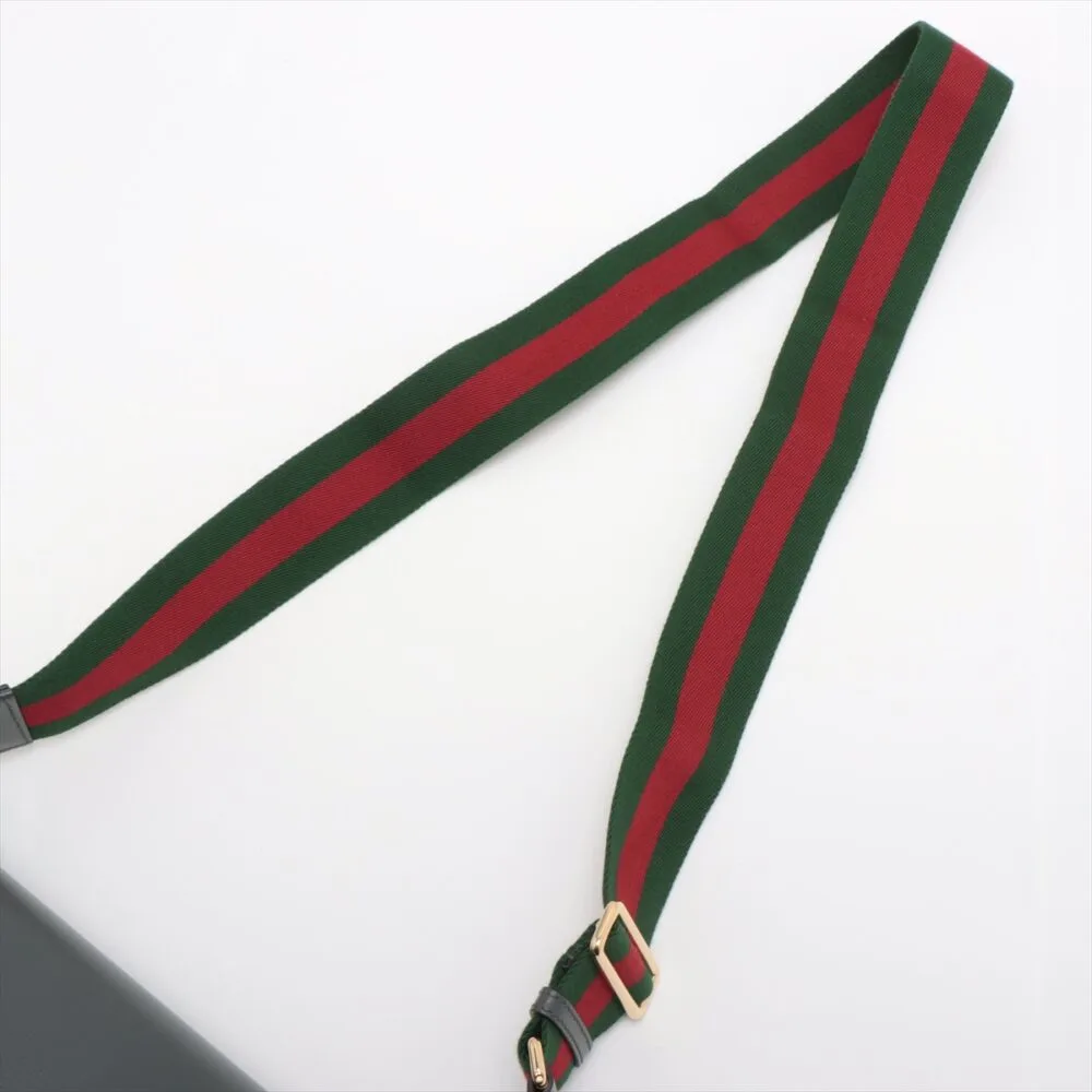 Gucci Large Horsebit 1955 Shoulder Bag Grey - Image 4