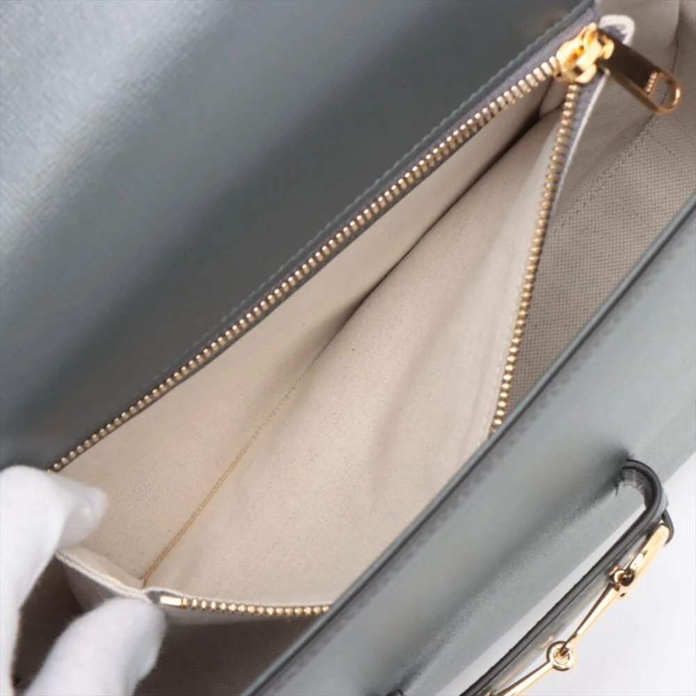 Gucci Large Horsebit 1955 Shoulder Bag Grey - Image 6