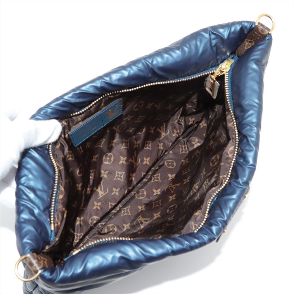 Louis Vuitton Econyl Monogram Pillow Maxi Multi Pochette Accessories Navy Silver - Image 7