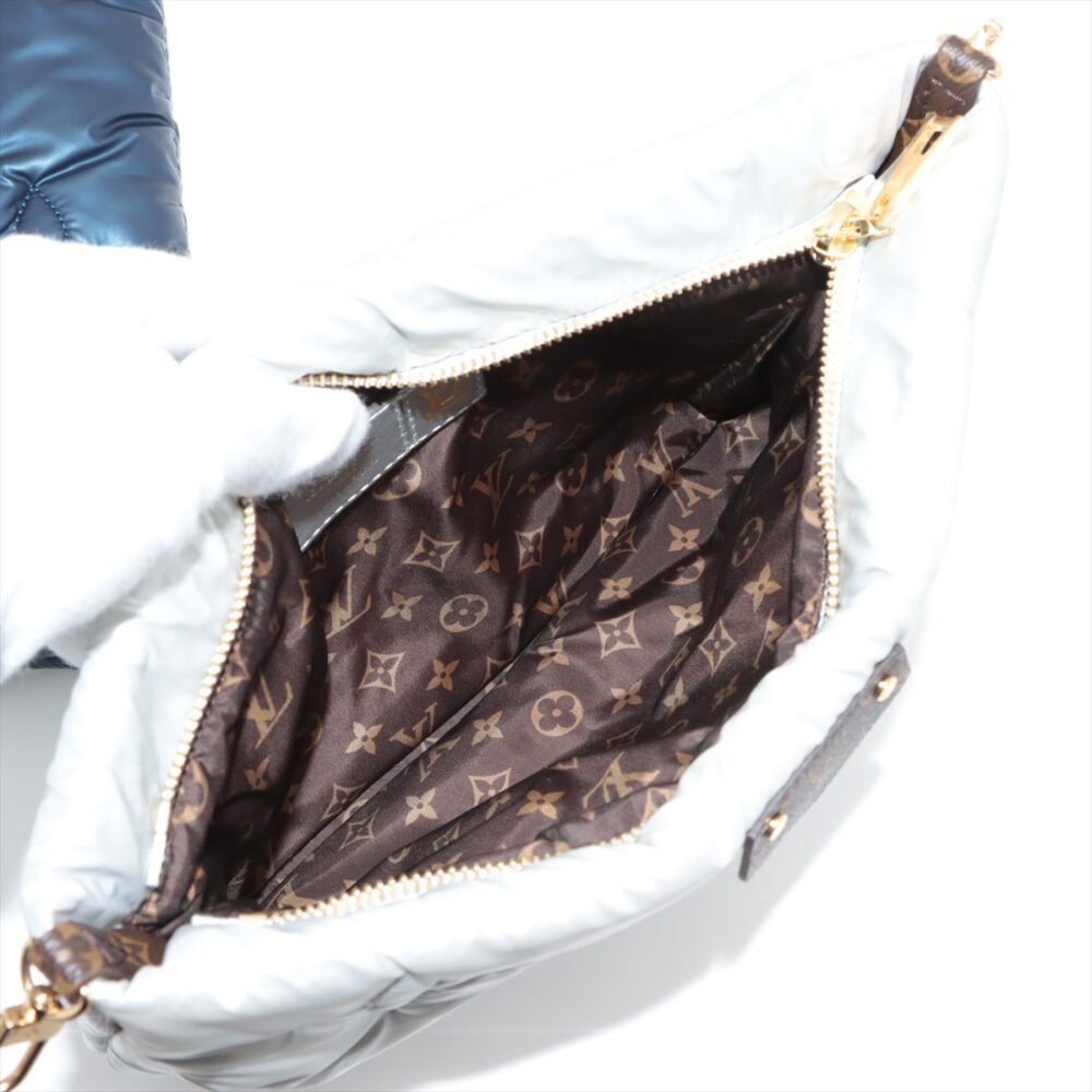 Louis Vuitton Econyl Monogram Pillow Maxi Multi Pochette Accessories Navy Silver - Image 8