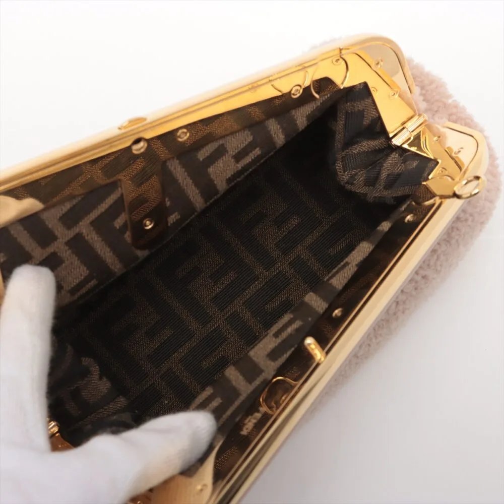 Fendi Shearling Small Fendi First Bag - Image 6