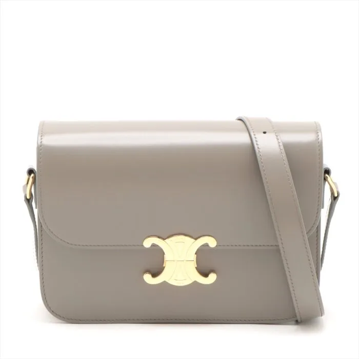 Celine Triomphe Medium Gray