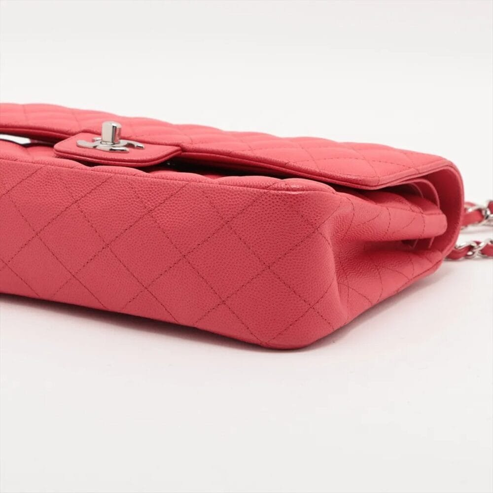 Chanel Classic Caviar Double Flap 25 Medium Red 25233437 25XXXXXX - Image 3
